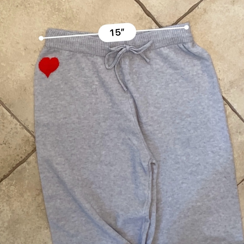Valentine’s Gray Heart Comfy set - pants and top - Size XL - Picture 9 of 14